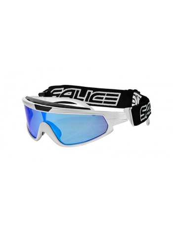Спортивные очки Salice 915 RW Sport Visor white mirror blue S2