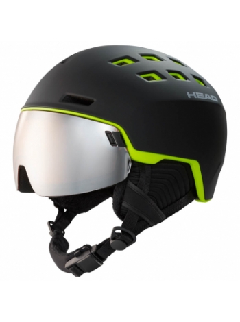Шлем лыжный HEAD RADAR black/lime