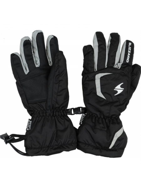 Горнолыжные перчатки Blizzard Reflex junior ski gloves,black-silver