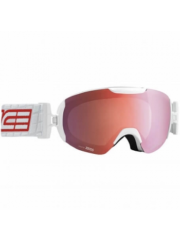 Маска горнолыжная Salice 604 WHITE-RED RW RED