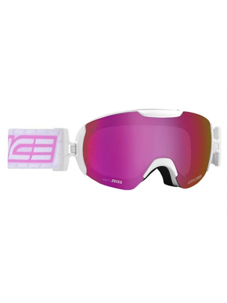 Маска горнолыжная Salice 604 WHITE-VIOLET RW CLEAR