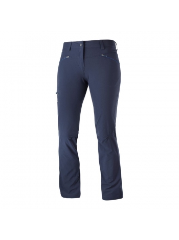 Штани туристичні жіночі Salomon WAYFRARER STRAIGHT PANT W night sky