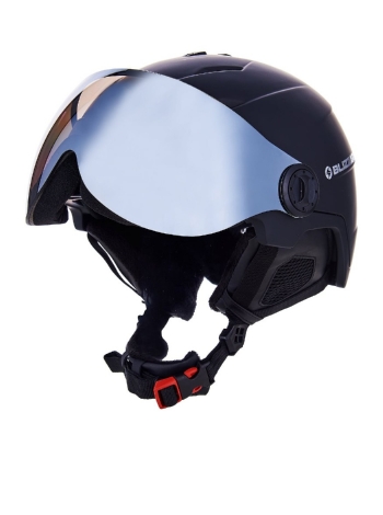 Шлем Blizzard DOUBLE VISOR black matt smoke lens mirror