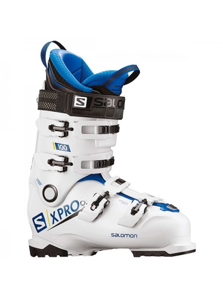  Горнолыжные ботинки Salomon X PRO 100 white-race blue-acid green