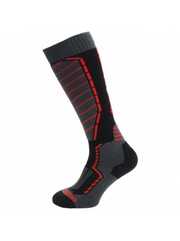 Носки BLIZZARD Profi ski socks, black/anthracite/red