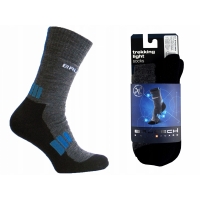 Шкарпетки Brubeck TREKING LIGHT W graphite-turquise