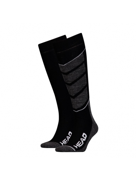 Шкарпетки HEAD UNISEX SKI V-SHAPE 2P black-white