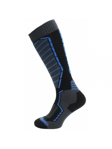 Шкарпетки BLIZZARD Profi ski socks, black/anthracite/blue