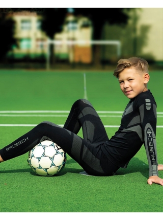 Комплект футбольного термобелья с шапочкой Brubeck DRY JUNIOR