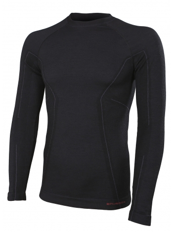 Термобелье мужское блуза Brubeck ACTIVE WOOL black
