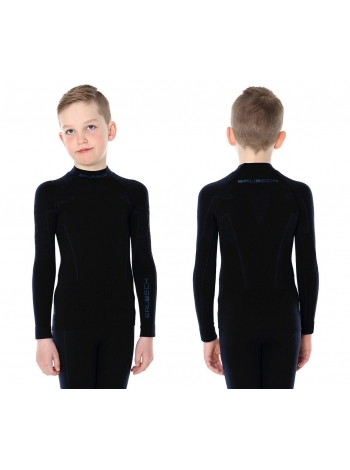Термобелье детское блуза подростковая Brubeck THERMO JUNIOR black
