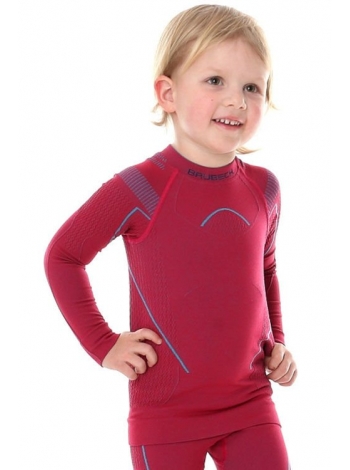 Термобелье детское блуза Brubeck THERMO KIDS rubinowy