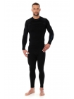 Термобелье мужское, комплект (блуза+штаны) Brubeck THERMO black